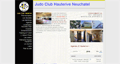 Desktop Screenshot of judo-hauterive.ch